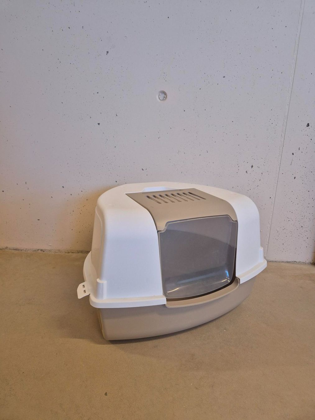 WC: Katzenklo mit Haube, beige-weiss – Usato da Waldkirch venduto da karl2015 1