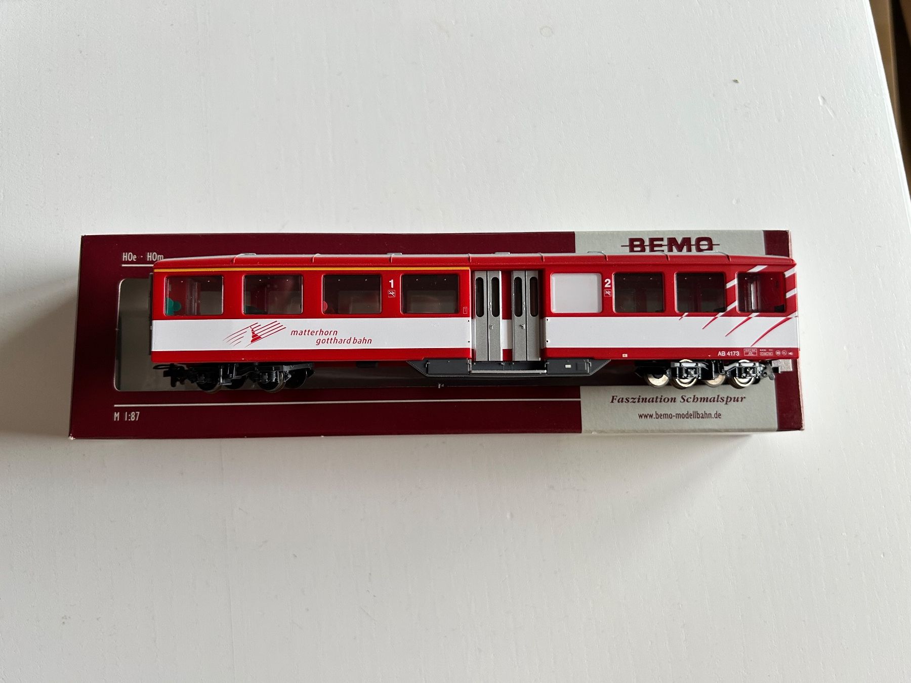 Bemo Modellini di ferrovie: Bemo MGB AB 4173 – Usato da Olten venduto da Simon1444 1