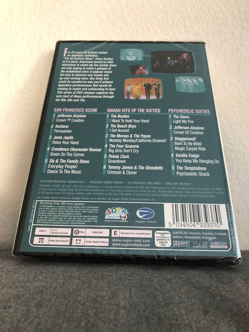 Tutti i DVDs: DVD - Ed Sullivan: Rockin' the sixties - originalverpackt – Nuovo e nell'imballaggio originale da Niederhasli venduto da thozam 1