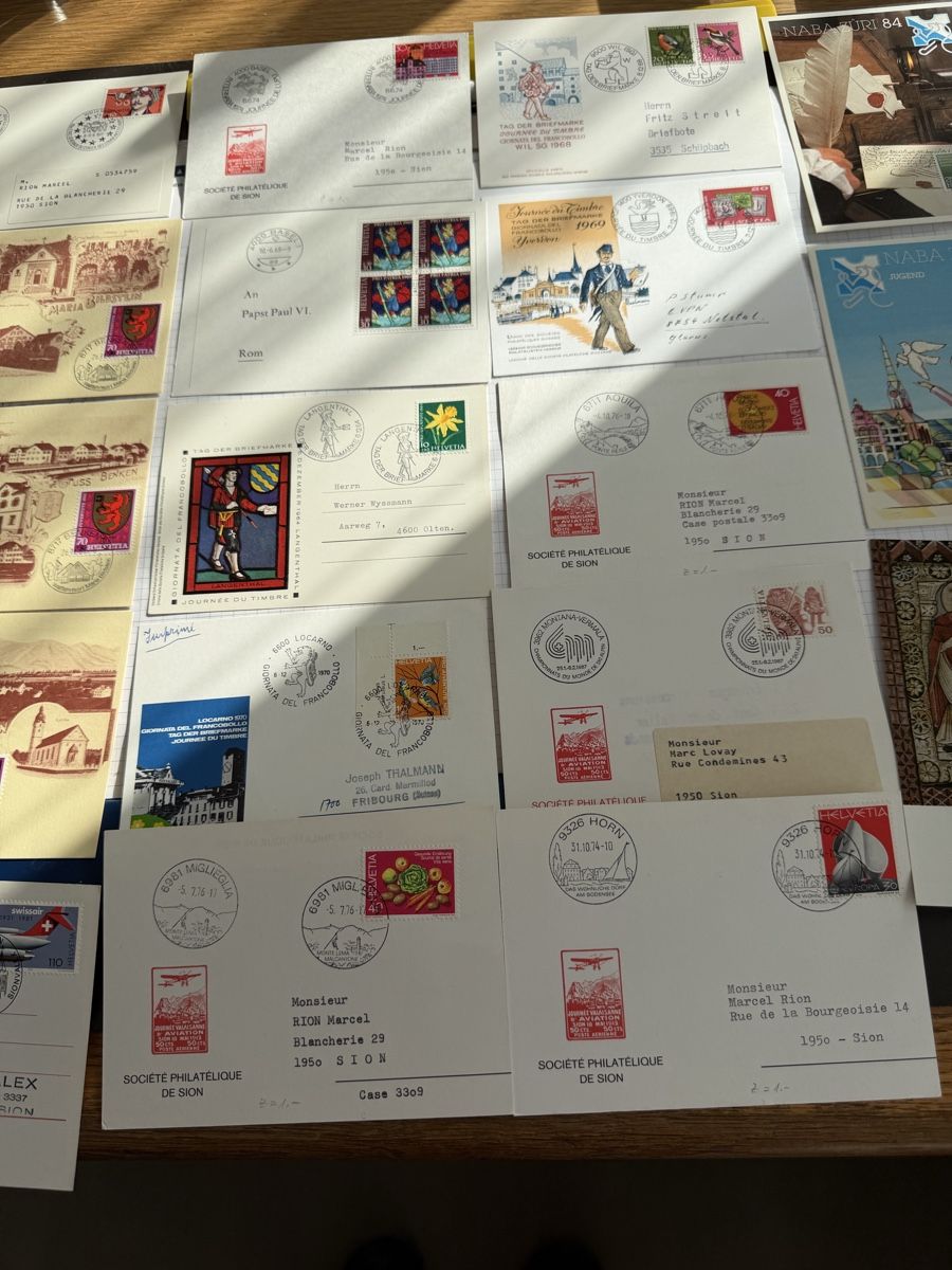Cartoline postali: 100 AK/PK und Maximumkarten Schweiz ab Alt – Usato da Murgenthal venduto da Tina_4055 3