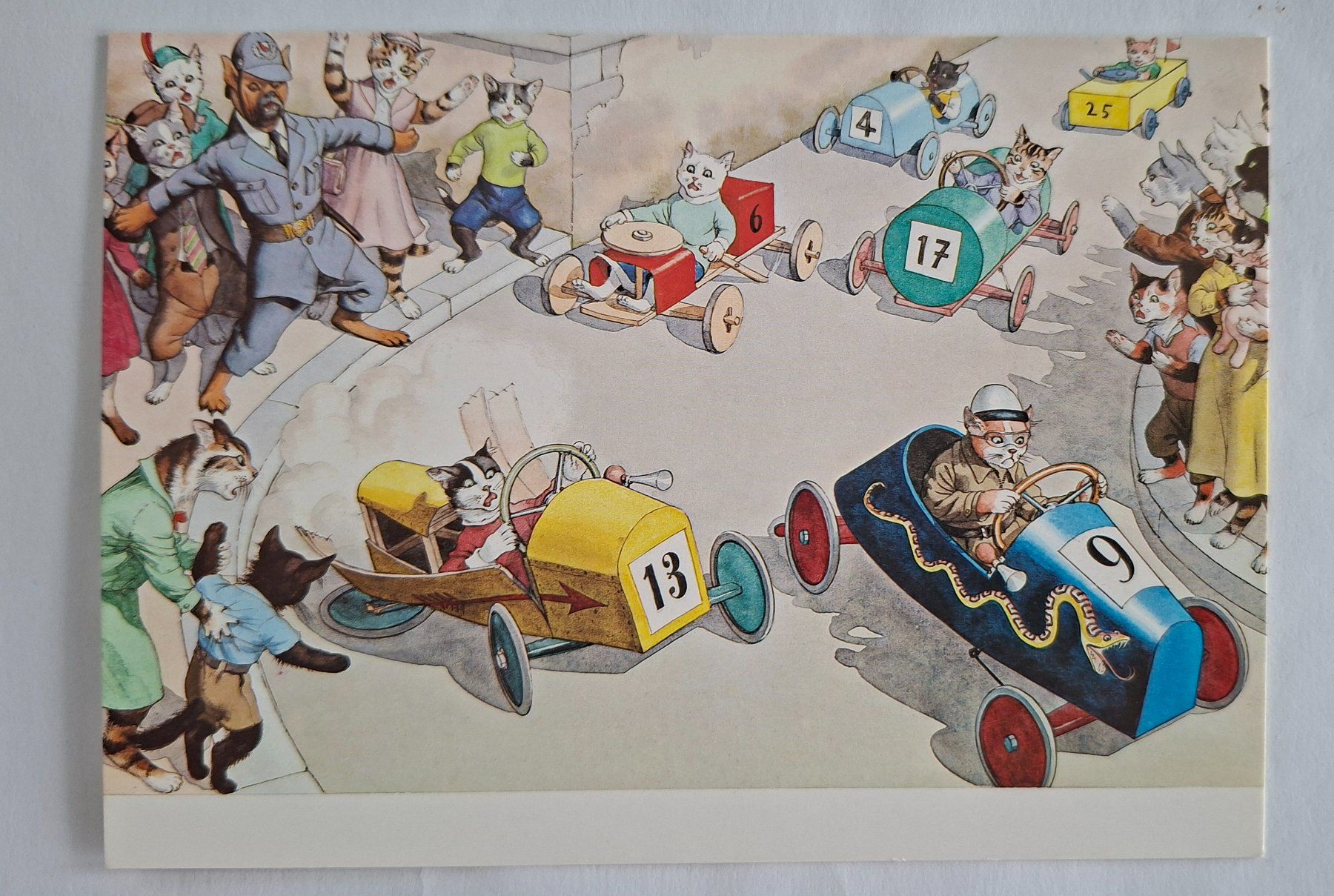 Cartoline postali: AK Katzen Katzenkarte Nr. 224 – Usato da Opfikon venduto da Diversamente