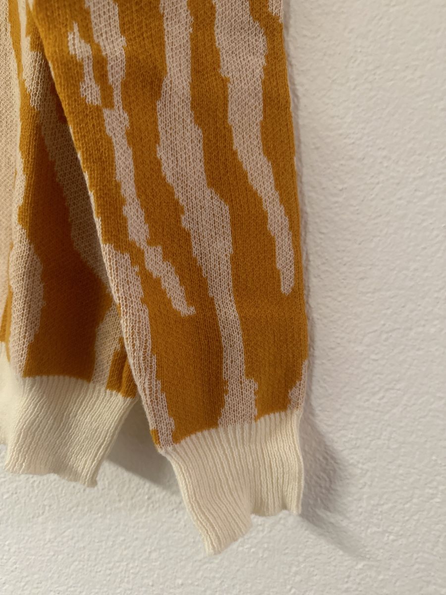 Maglioni & Felpe: Trendiger Zebra-Pullover, Gr. L, Herbstfarben – Nuovo (secondo la descrizione) da Solothurn venduto da Ib1a 1