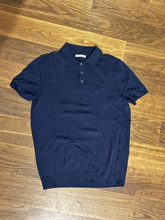 Polohemd Zara dunkelblau Grösse M