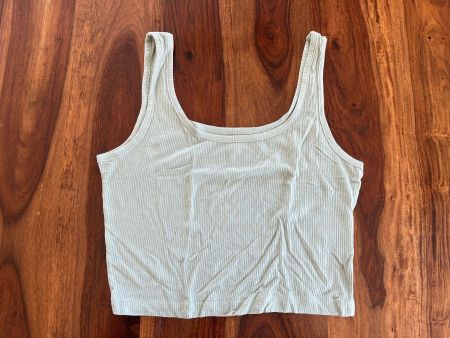 Débardeur d'été Shein vert clair côtelé taille XS
