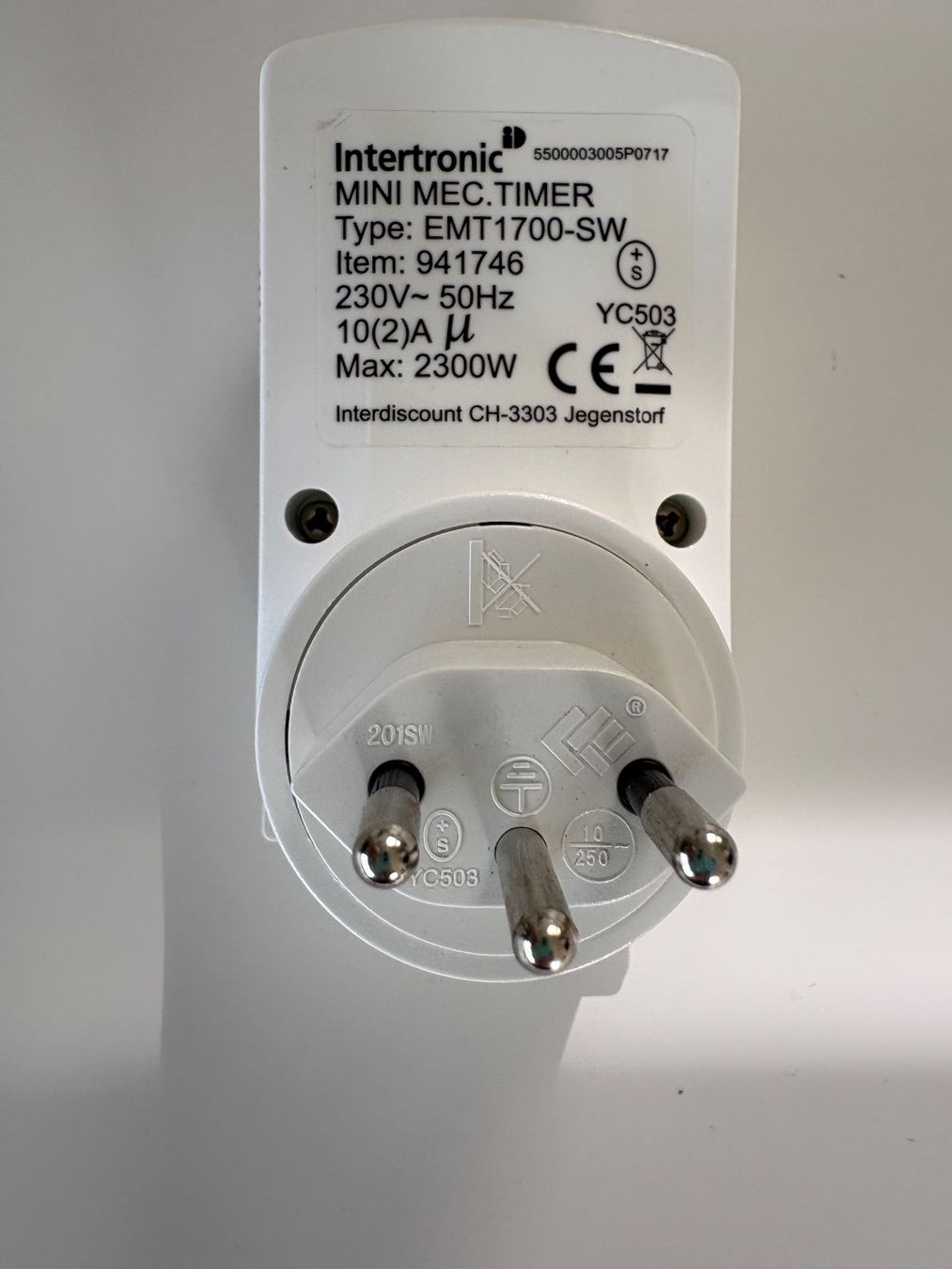 Stecker: Prise programmable mécanique  - mechanical timer – Gebraucht aus Lausanne von opi_92cn 2