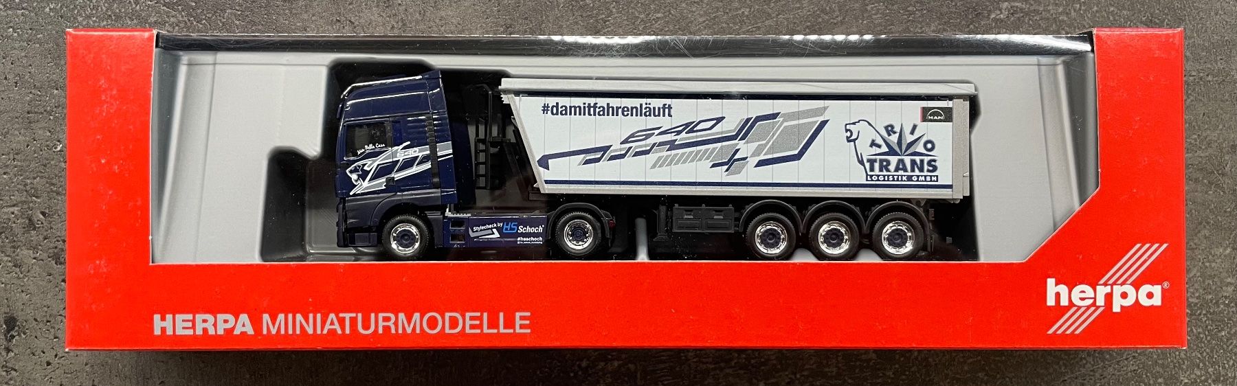 Herpa Kit di modellismo & Modellini statici: Herpa Truck 314299 "Trio-Trans" – Nuovo e nell'imballaggio originale da Sursee venduto da Toni-SpielSursee