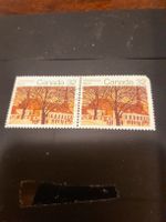 Canada 32c Noël, Paire de timbres de collection hivernale!