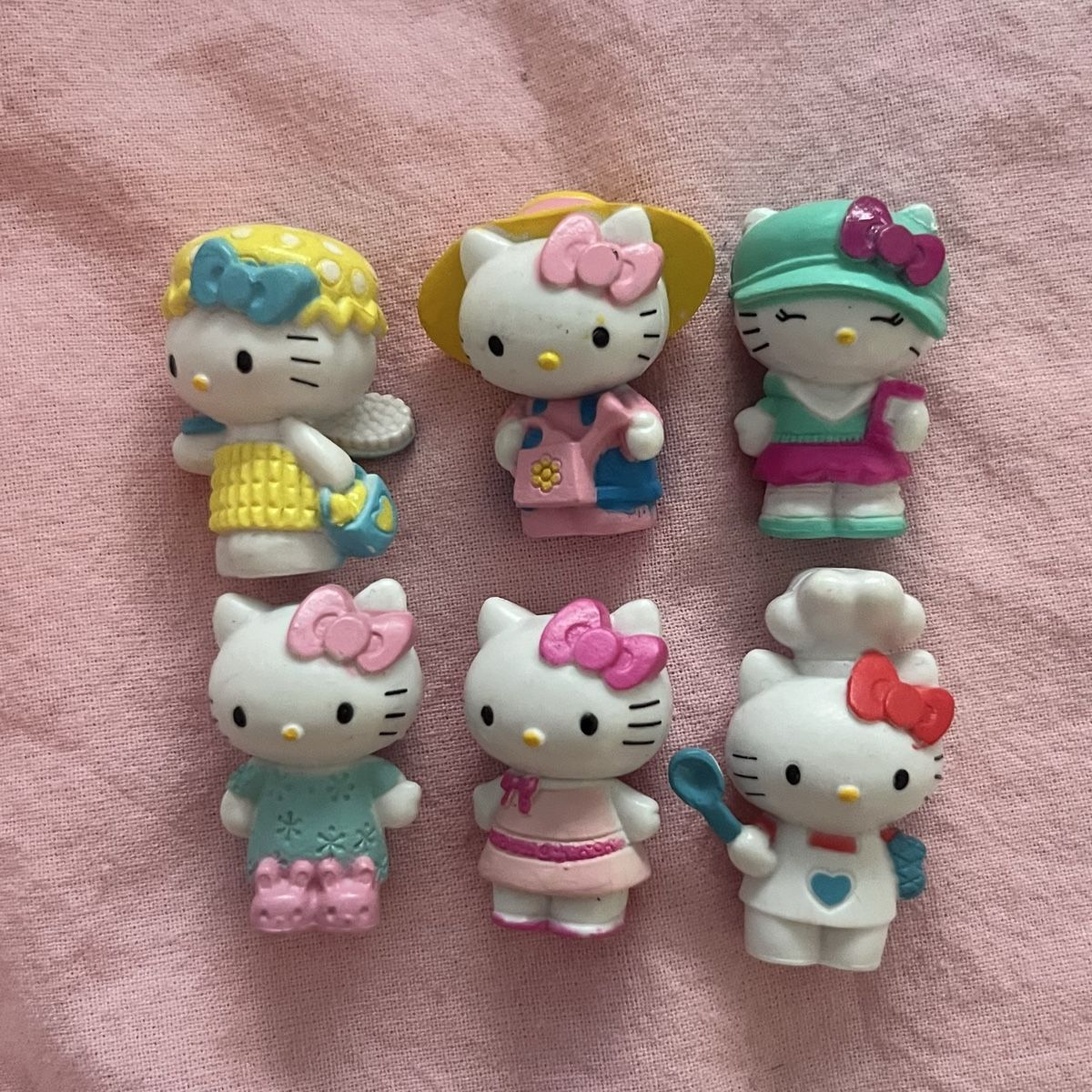 Hello Kitty Statuette: Hello Kitty 2010 Mystery bags Complete Set – Nuovo (secondo la descrizione) da Le Grand-Saconnex venduto da Koko.hime_ 1