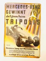 Rusty Blechschild-MERCEDES-BENZ-TRIPOLIS