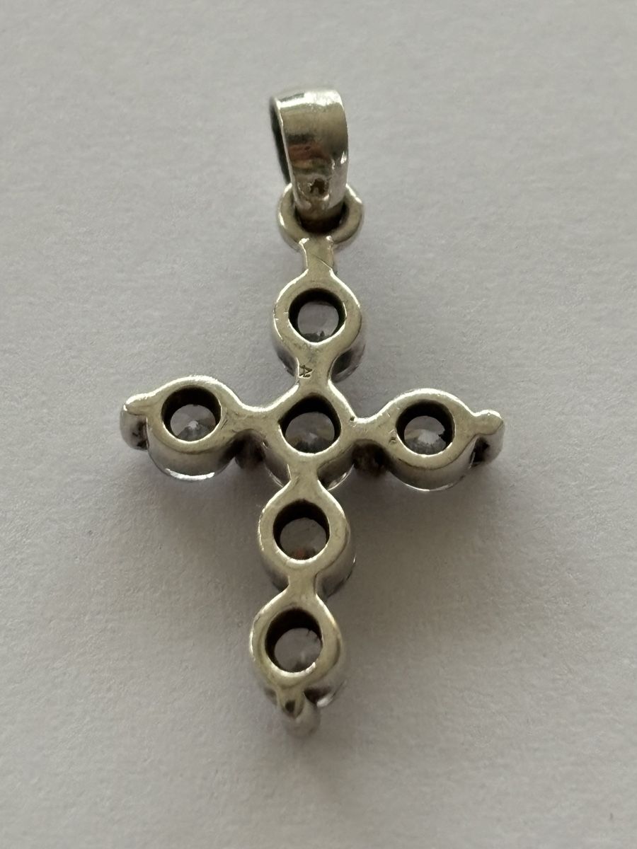 Ciondoli: Kreuz Anhänger Silber 925 – Usato da Langnau am Albis venduto da flusspflege 3