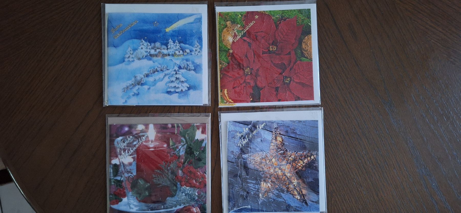 Karten: 4 Weihnachtskarten neu – Neu (gemäss Beschreibung) aus Schwyz von cla_8w6t
