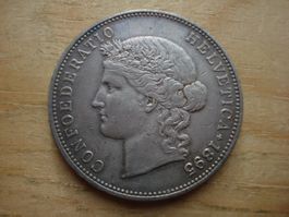 (H6) 5 Franken 1895  VZ-