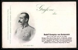 Porträt Kronprinz Rudolf von Österreic