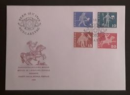 1960: Postgeschichtliche Motive FDC Nr.355--358