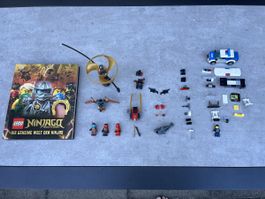 Lego Ninjago sowie Police / Buch und 6 Figuren / Lego Hai