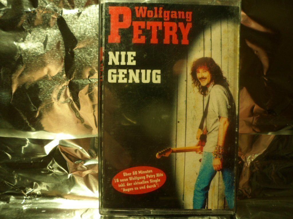 Musicassette: WOLFGANG PETRI,  NIE GENUG – Usato da Langnau i. E. venduto da mar_hw58