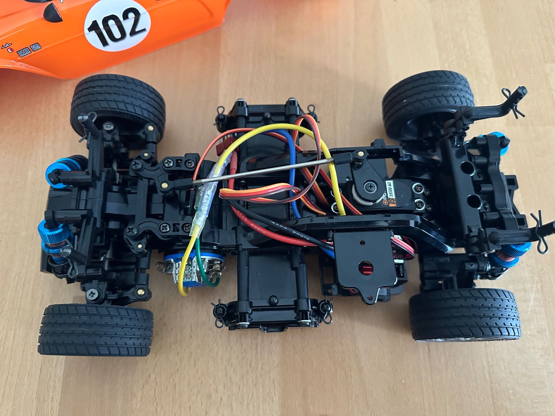 Tamiya Modellismo RC: Tamiya RC Renault Alpine Jägermeister – Usato da Oftringen venduto da ib.85 4