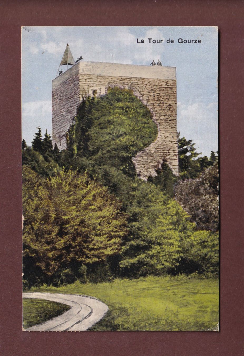 Cartoline postali: TOUR DE GOURZE - 1931 – Usato da Pully venduto da nicecards-shop