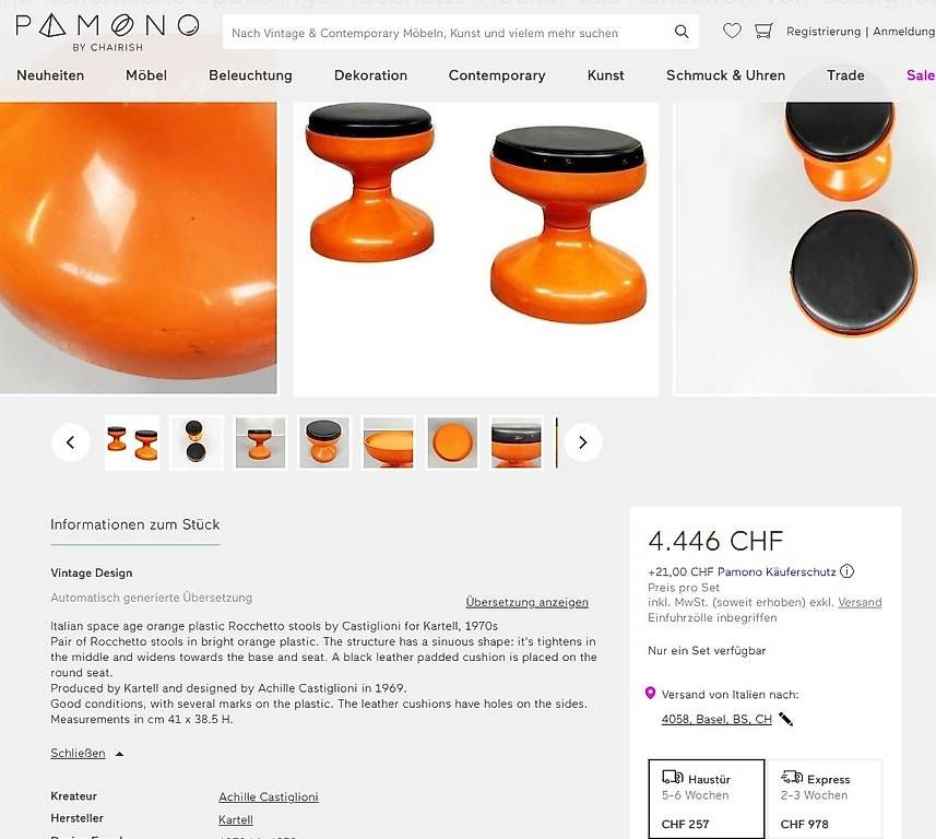 Kartell Hocker: 2 Kartellhocker von Castiglioni – Gebraucht aus Oberwil BL von Maui8 1