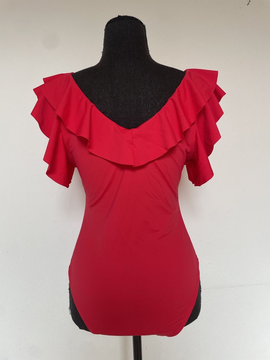 Costumi da bagno & Bikini: Boho Badekleid mit Rüschen – Nuovo (secondo la descrizione) da Sigriswil venduto da ck56 1