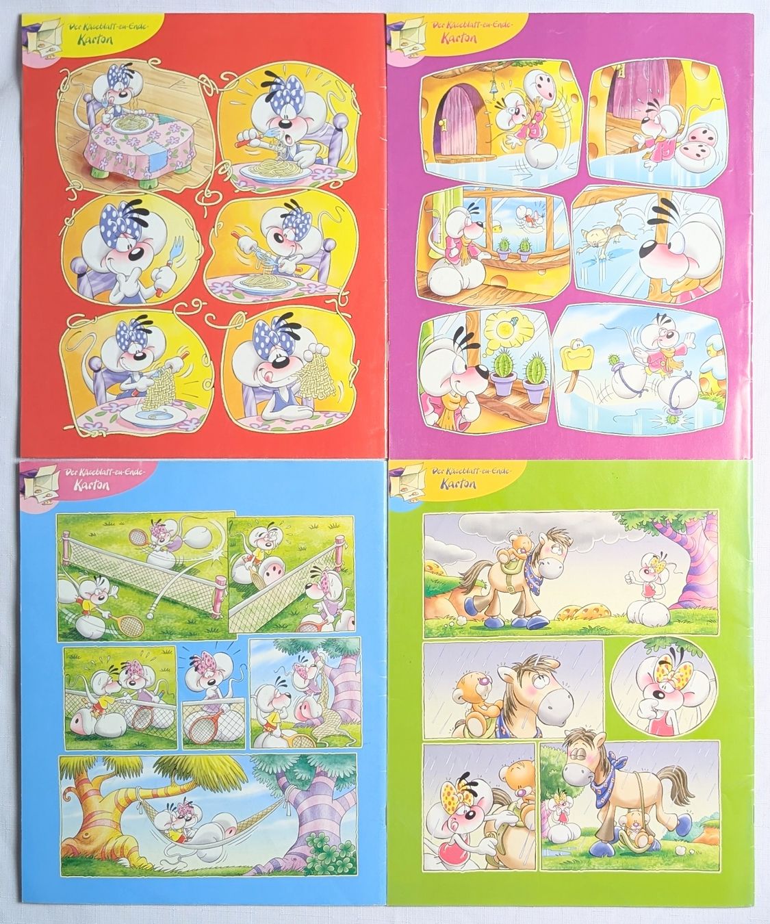 Fumetti: 4er Set Diddls Käseblatt- Diddl - aus den Jahr 2008 – Nuovo (secondo la descrizione) da Wängi venduto da ABIZONE-86 1
