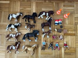 Schleich Western Pferde Set, viele Pferde und Zubehör
