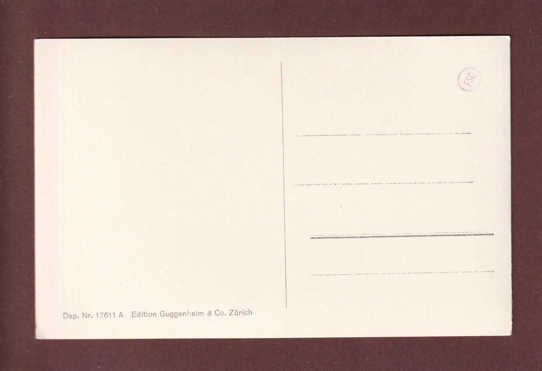 Cartoline postali: ZUOZ - Kurhaus Castell – Usato da Pully venduto da nicecards 1