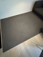 Tapis Bolia Natura 200x300 Gris Foncé Laine/Coton