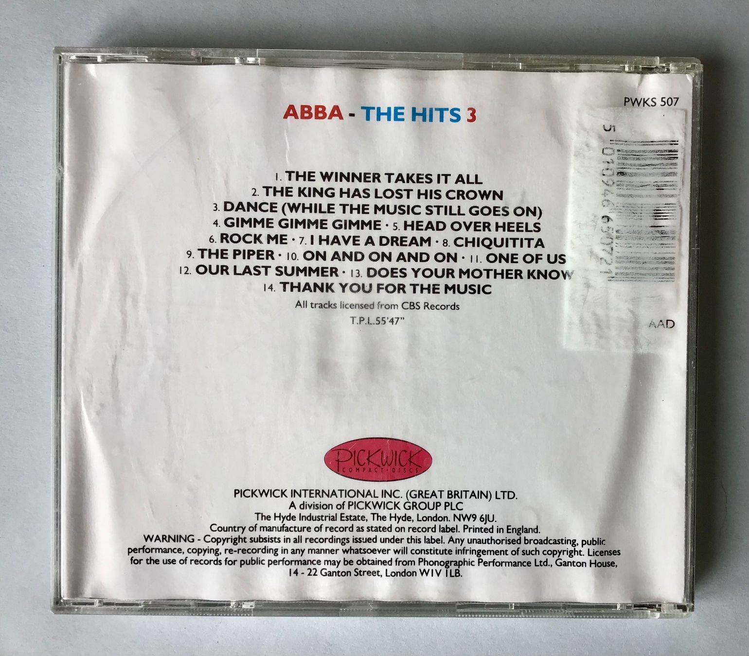 CD: CD: ABBA The Hits 3 – Usato da Bubendorf venduto da Alpenheidi 1