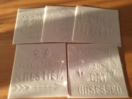 Diverse Vorlagen für Shabby Chic