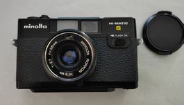 Minolta HI - MATIC S black Analogkamera für 35mm Filme