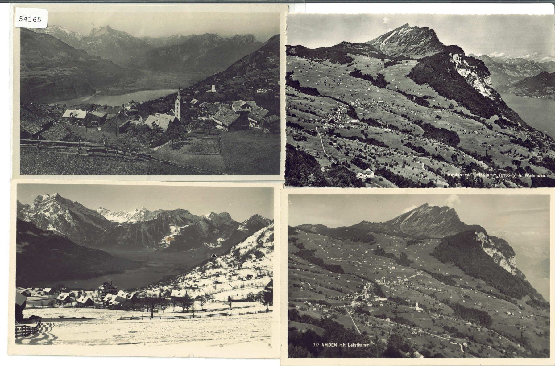 Cartoline postali: 4 AK - Amden – Usato da Ettingen venduto da Kartenplanet