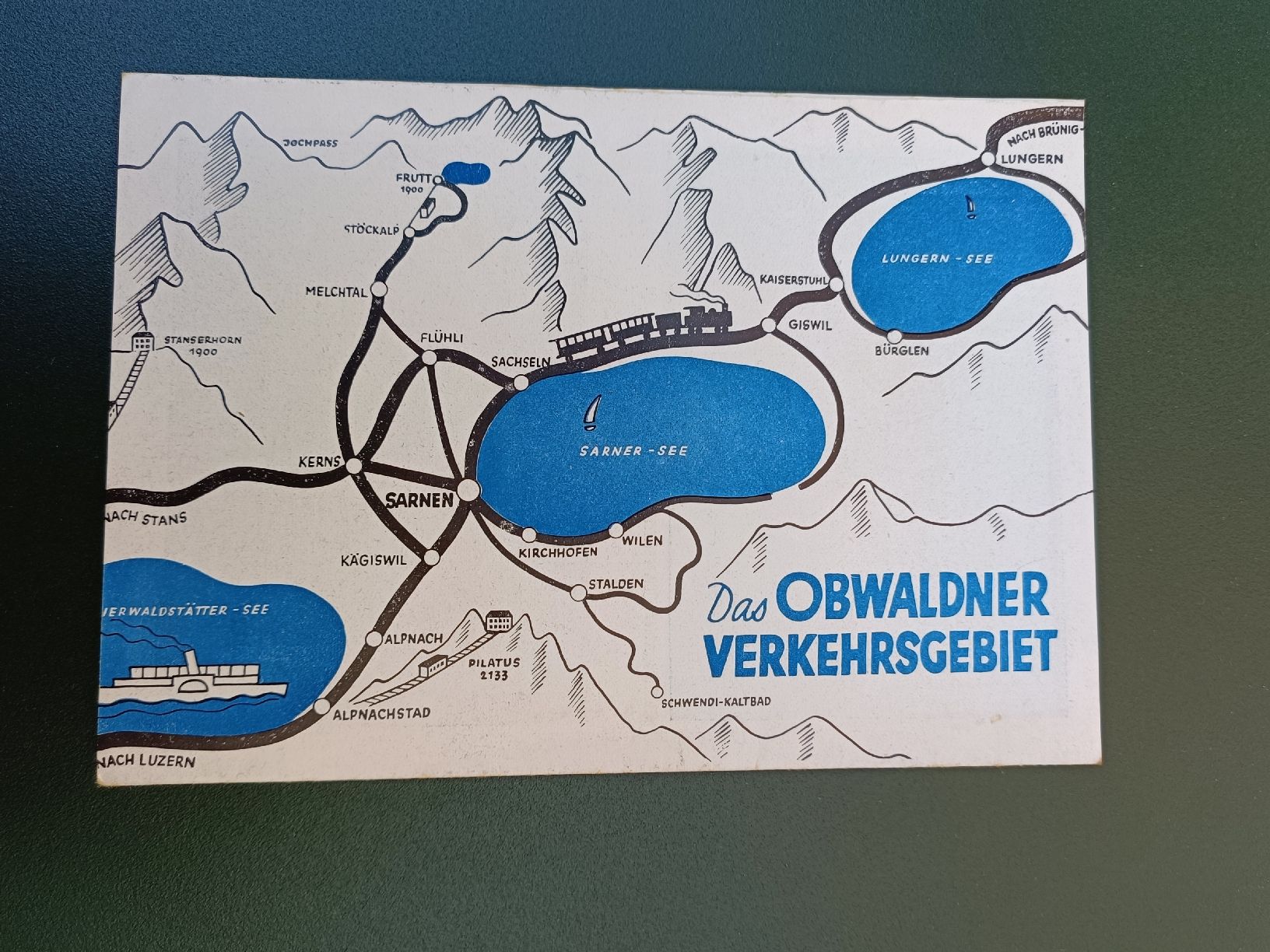 Dokumente: Alter Prospekt / Obwalden - Ausgabe ca. 1930 – Gebraucht aus Brugg AG von Ente015 3