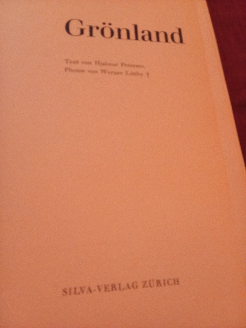 Bücher: Grönland (Silva Verlag 1967) – Gebraucht aus Remetschwil von Privatflohmi 2