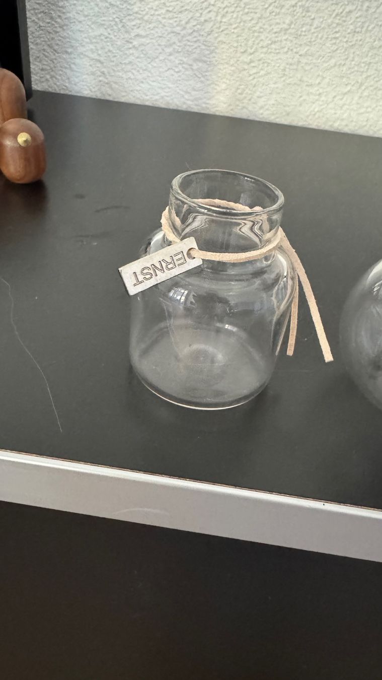 Vasi & Recipienti: ERNST 3er Set Mini Glas Vasen - schlichte Skandideko – Nuovo (secondo la descrizione) da Riehen venduto da To120 9