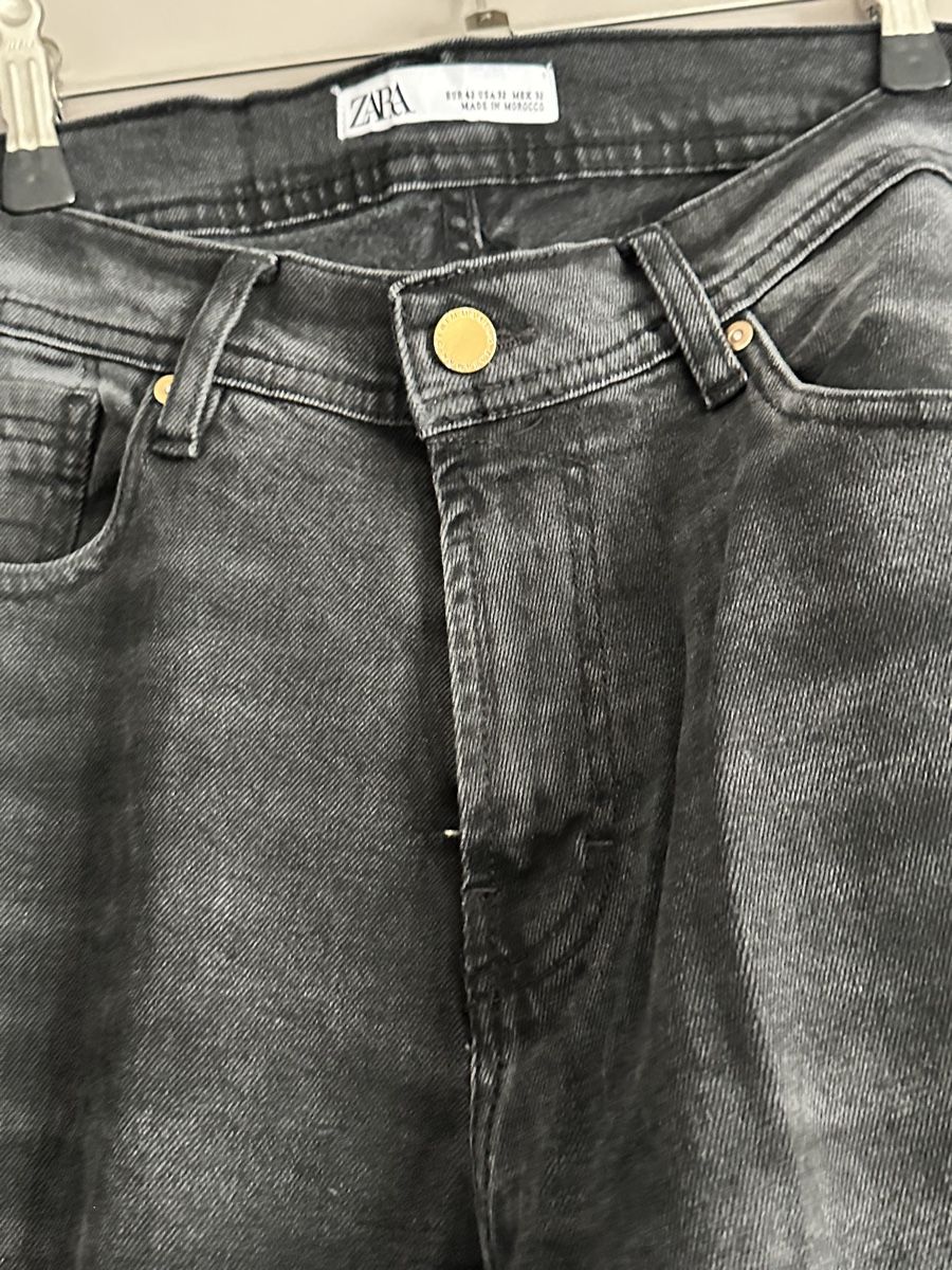 Zara Jeans: Zara Hose im Jeansstil, Schwarz – Usato da Mont-sur-Lausanne venduto da jolieresale 3