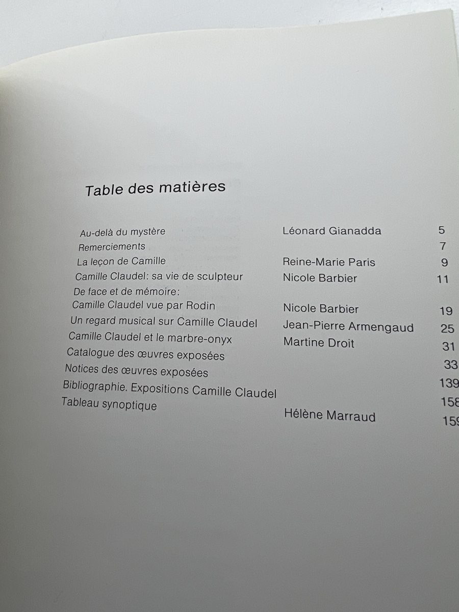Libri: c. claudel - Fondation Pierre Gianadda – Usato da Wettingen venduto da NickInc 8
