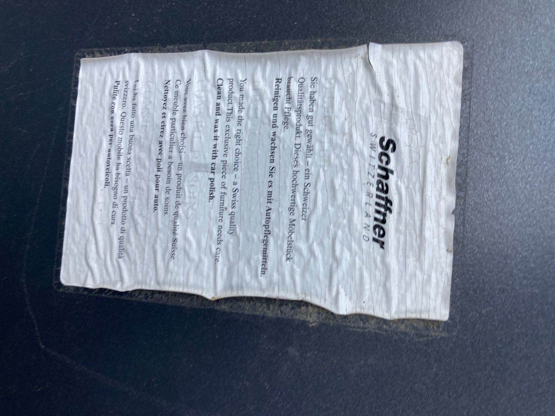 Schaffner Tavoli: Klappbarer Gartentisch Schaffner in Schwarz/Anthrazit – Usato da Kreuzlingen venduto da TomTom 7