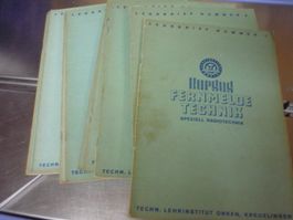 Kursus Fernmeldetechnik, Radiotechnik,12  Lehrbriefe