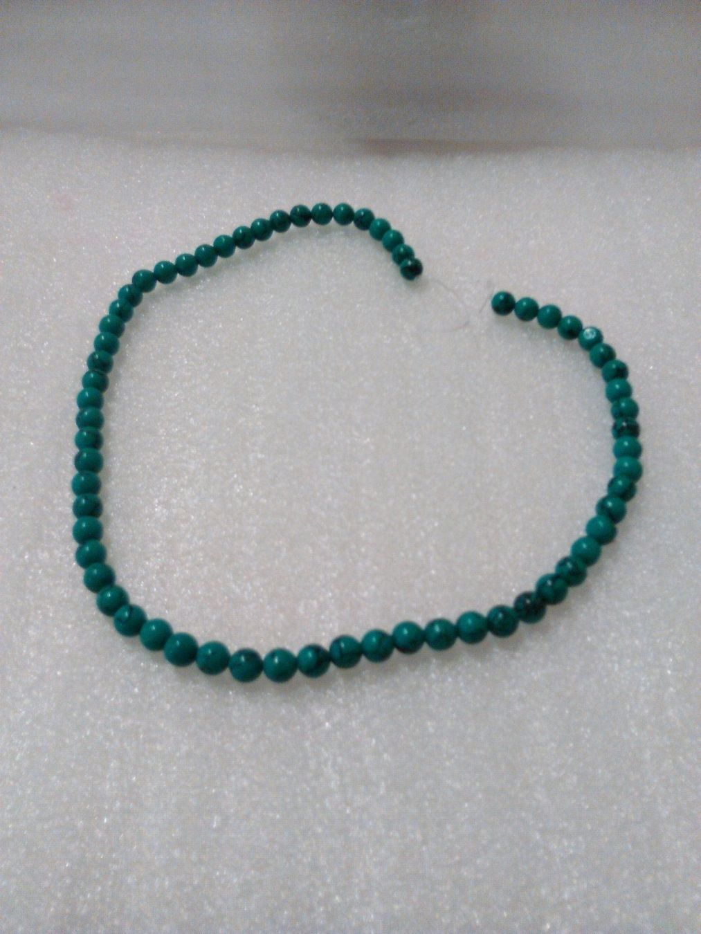 Catenine: STRAND;ECHT TÜRKIS;GRÜN;GLANSIG – Nuovo (secondo la descrizione) da Basel venduto da bijoutrie_4 3