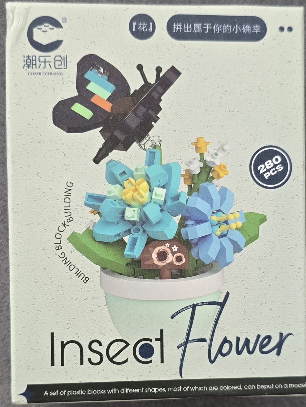Kit di costruzioni: Neues Blumen-Set mit Schmetterling, 280 Teile – Nuovo e nell'imballaggio originale da Buchrain venduto da Bachmann79