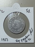République populaire fédérale de Yougoslavie - 5 dinars 1953