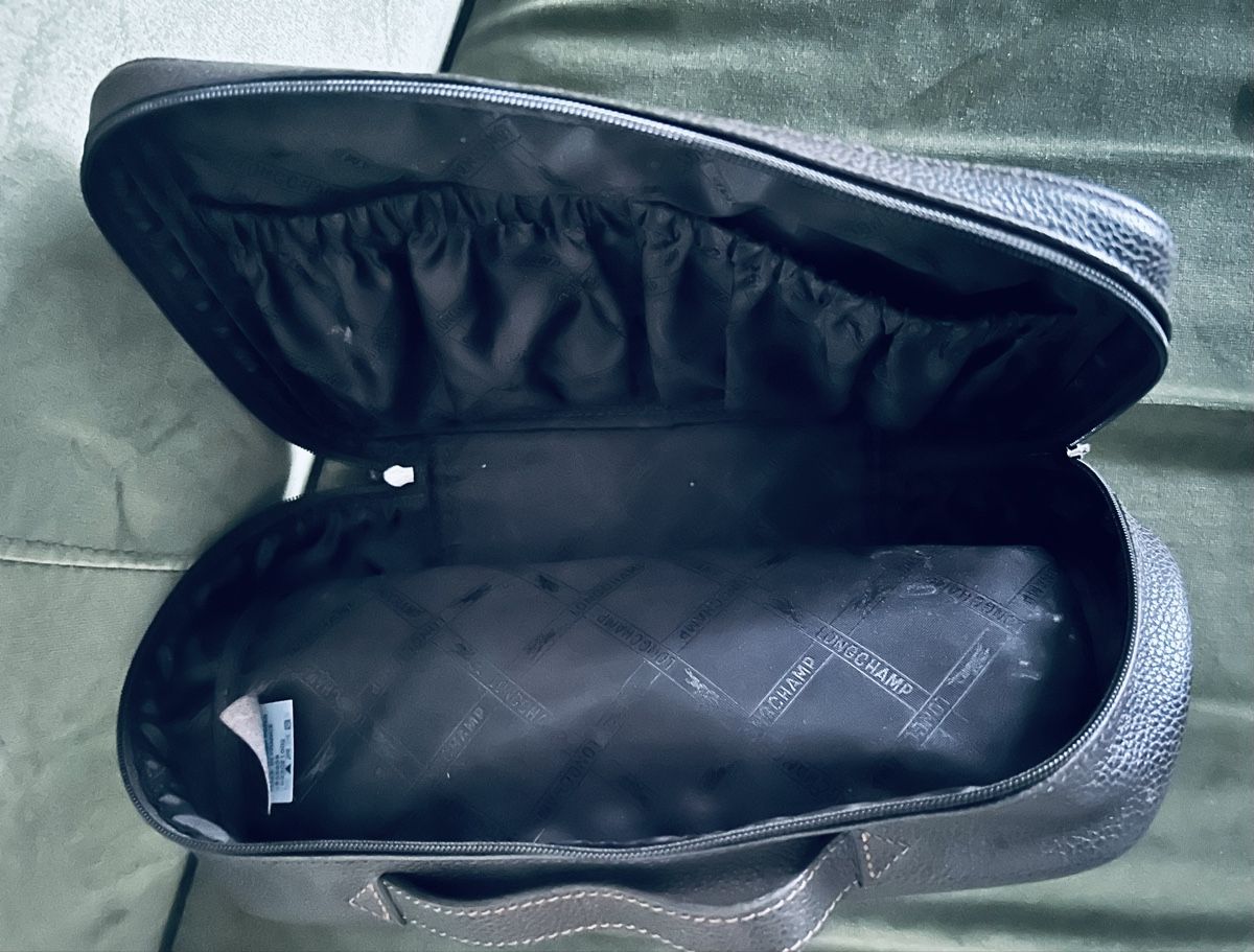 Longchamp Kosmetikkoffer: Longchamp Necessaire Kulturbeutel, Leder, Weekender, Reise – Neu (gemäss Beschreibung) aus Bülach von Snip4u 3
