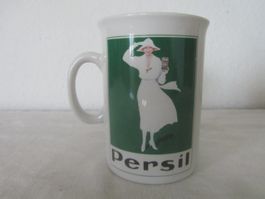 Persil Tasse Werbetasse mit Dame Retro guter Zustand