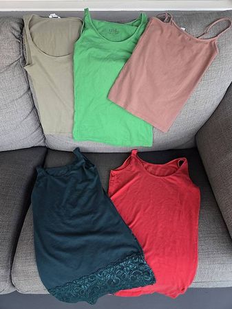 5 Träger-/Tops Set Gr. XS-S