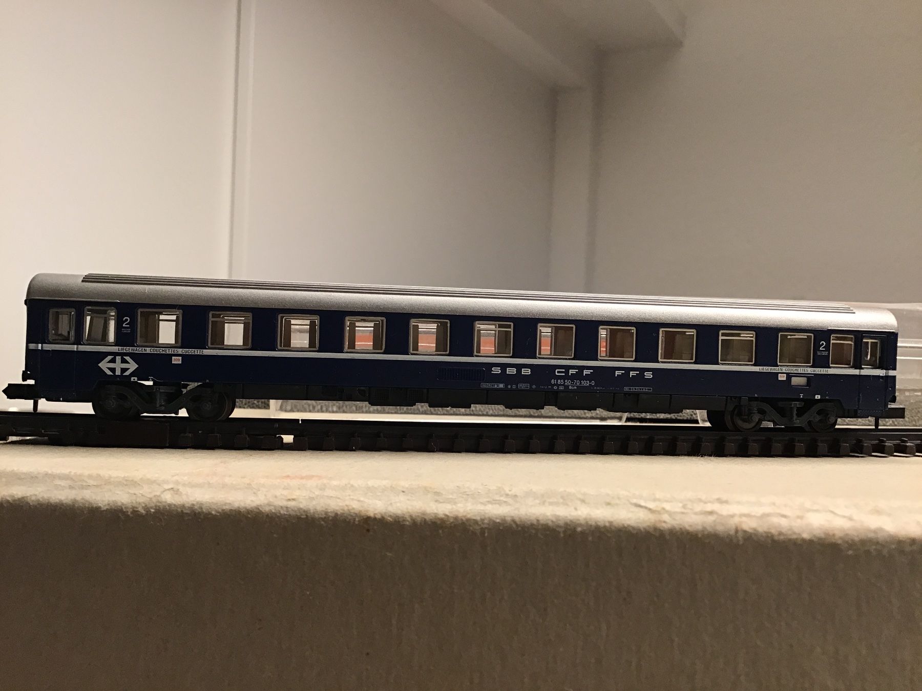 Arnold Modellini di ferrovie: SBB CFF FFS Liegewagen 2. Klasse ARNOLD N – Nuovo (secondo la descrizione) da Männedorf venduto da Modellbau-wyss