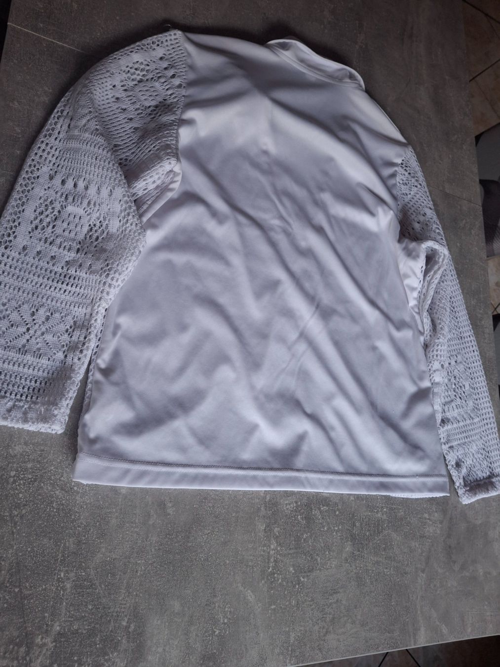 Maglioni & Felpe: Pull blanc manches ajourées taille 40/42 – Usato da Villiers venduto da san_jn5w 6