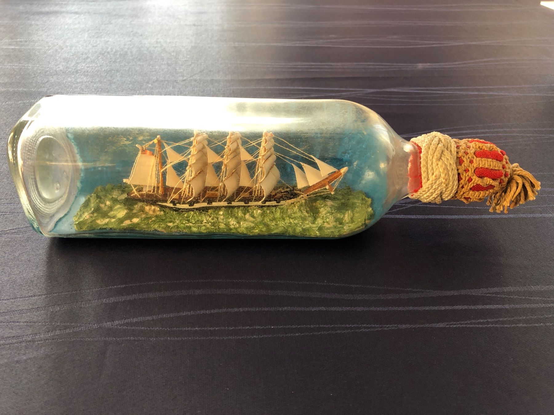 Kit di modellismo & Modellini statici: Buddelschiff / Flaschenschiff Viermaster – Usato da Steffisburg venduto da bwt56
