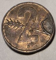 Münze Schweizer Helvetcia 2 Rappen B Bronze 1967
