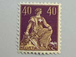 1908 Sitz. Helvetia m. Schwert,Typ 1,3 Kleeblätter, postfr.